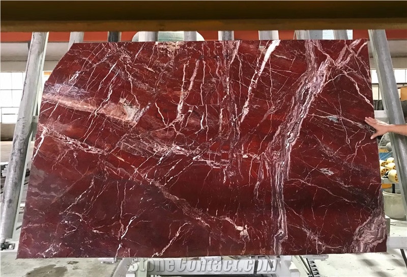 Imperial Red Marble Slabs