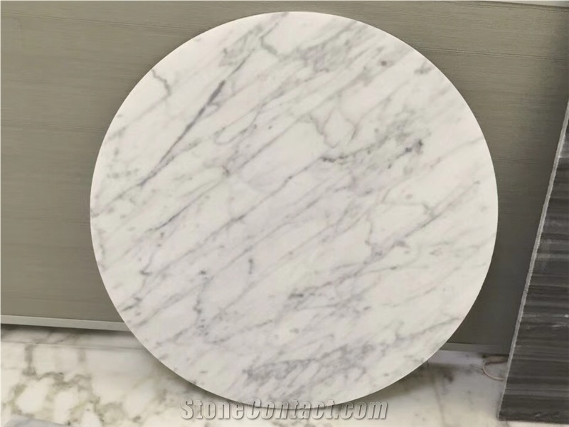 Italy Bianco Carrara White Marble Bath Vanity Top