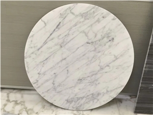 Italy Bianco Carrara White Marble Bath Vanity Top