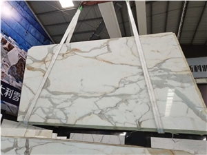 Italy Calacatta Vena D`Oro Marble Slab