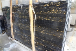 Italy Portoro Nero Giallo Marble