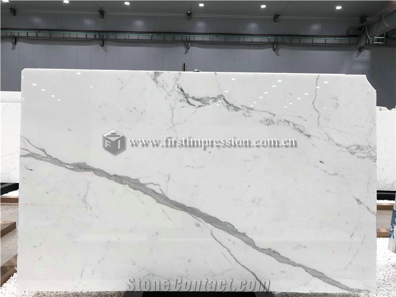 Italy Statuario Venato White Marble Slabs,Tiles