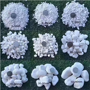 Landscaping White Pebbles