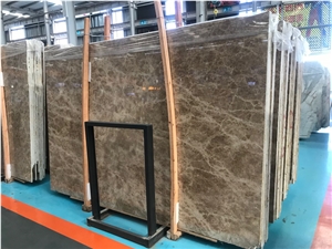 Light Crystal Emperador Slab