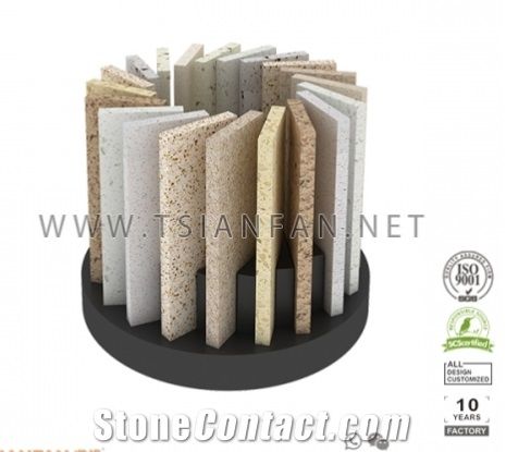 Luxury Counter Stand Display For Quartz Stone