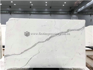 Luxury Italy Statuario Venato White Marble Slabs