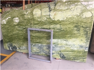 Mandarin Green Marble Slab