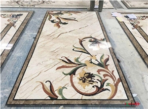 Marble Mosaic Medallion Decorative Floor Carpet