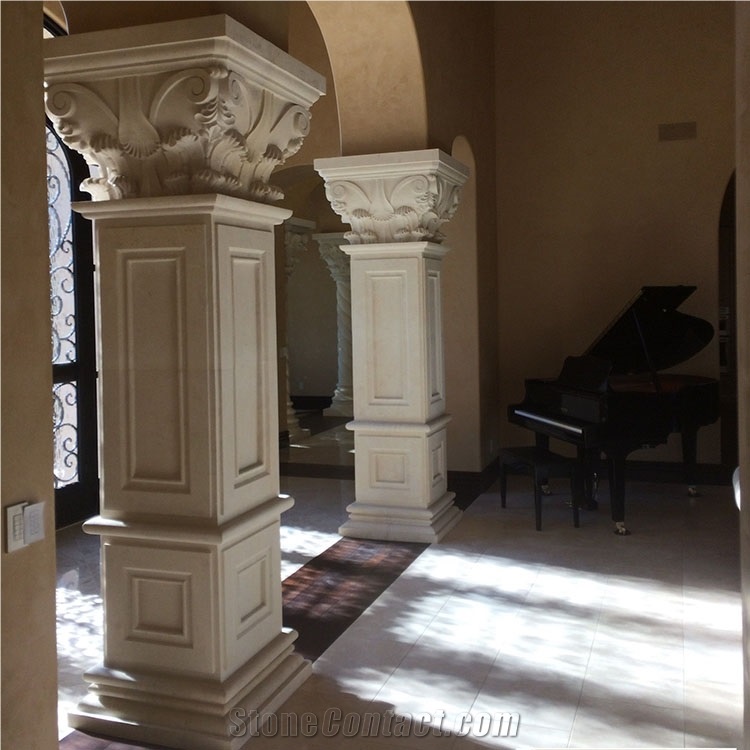 Marble Square Column for Decoration