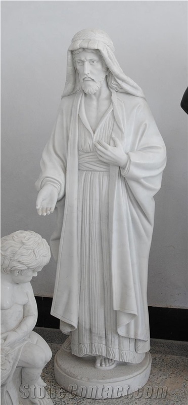 Marble Statue Handcarved Sculpture Western Statue