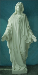 Mary Statue & Sculpture, Nikisiani White Marble