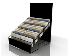 Metal Granite Quartz Desk Display Rack