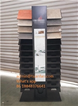 Metal Marble Quartz Sample Tower Rack