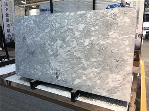 Milan Cloudy Grey Marble Slabs for Hotel Project