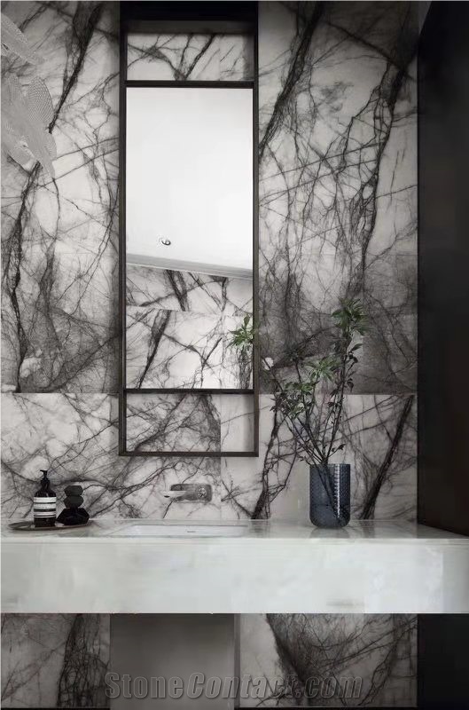 Milas Lilac Marble Wall Cladding Slabs