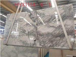 Milas New York White Marble Flooring Slabs