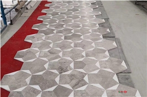 Mosaic Floor Tiles Waterjet Wall