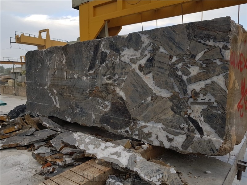 Natural Rain-Forest Green Marble Slabs for Wall