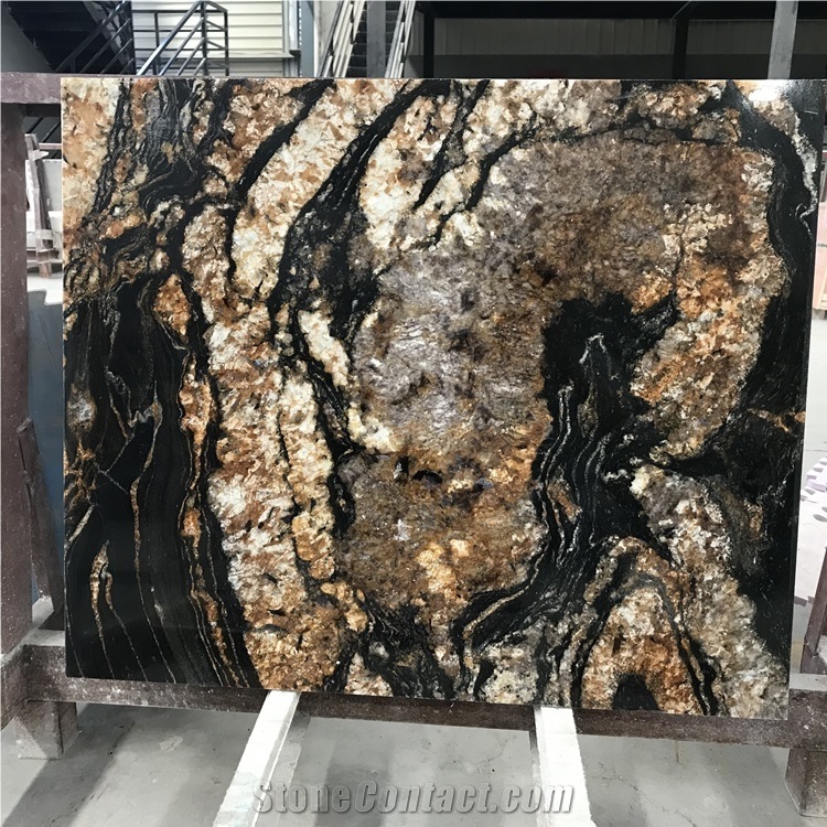 Nero Volcano Black Granite Slabs&Tiles