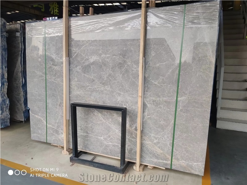 New Light Grey Marble Slabs For Wall Tile