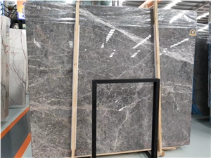 New Hermes Ash Marble Wall Covering Slab