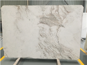 North Pearl White Marble Slabs Wall Cladding