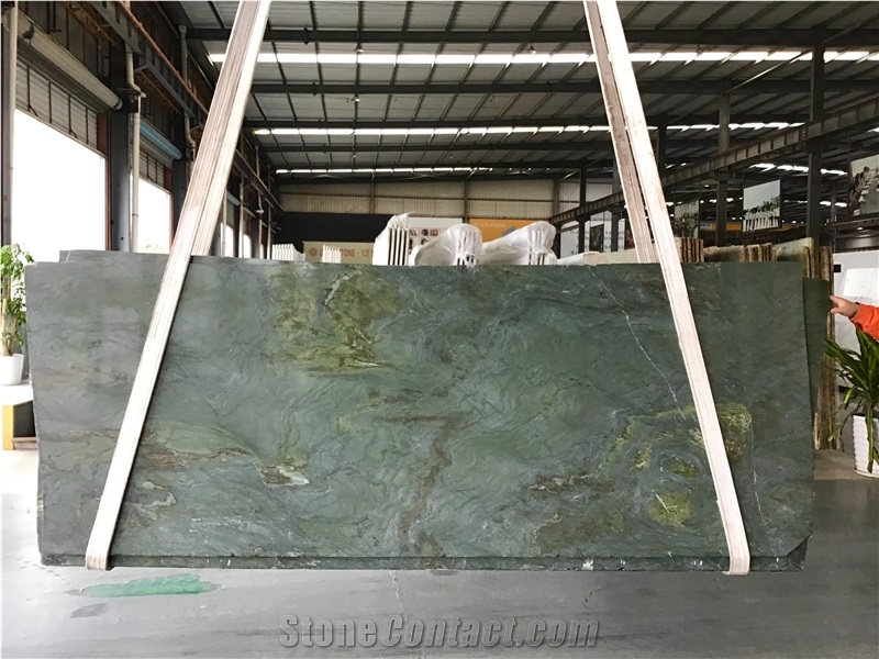 Olive Verde Green Marble Interior Flooring Tile