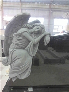 Outlet Sleeping Angel Granite Cemetery Monuments