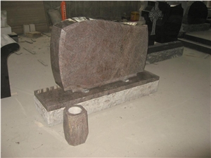 Paradiso Polished Granite Tombstone
