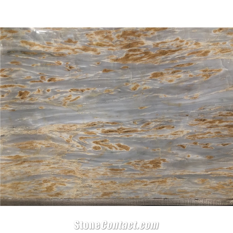 Peacock Gold Marble Tiles for Bathroom
