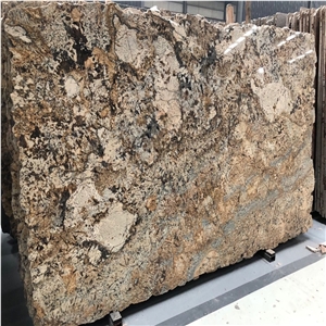 Persa Yellow Exotic Granite Slabs with Top Quality
