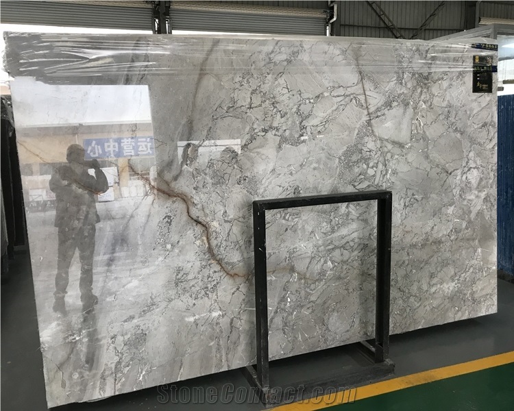 Picasso Grey Marble Slabs