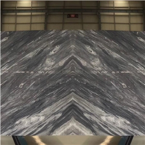 Picasso Grey Marble Wall Covering Slab