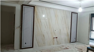 Polish Milan White Marble Slabs for Wall Covering