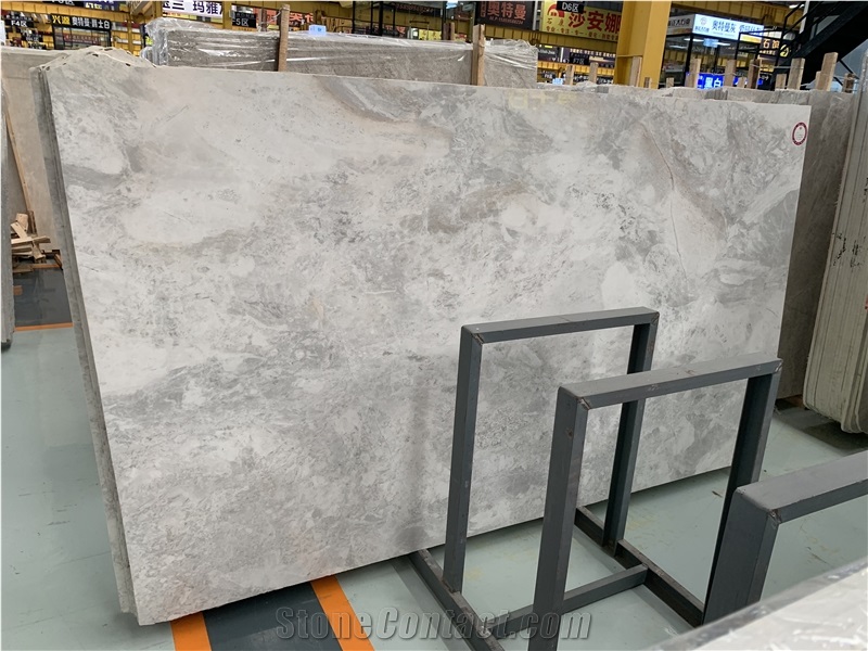 Polished Abbott Grey Marble Flooring Tile