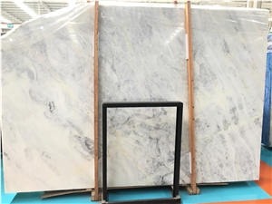 Polished Abbott White Marble Tile for Floor