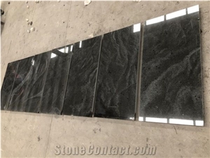 Polished American Black Virginia Mist Granite