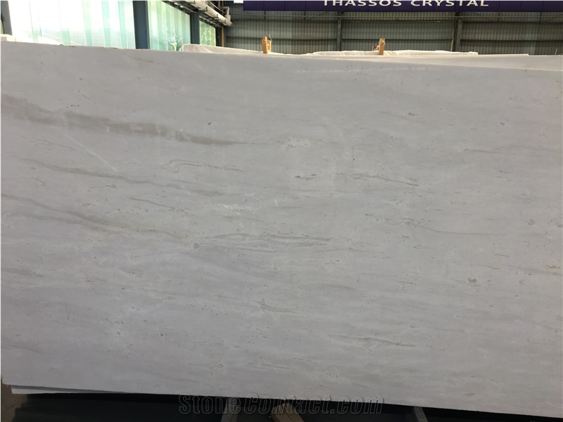 Polished Burma White Marble Slabs
