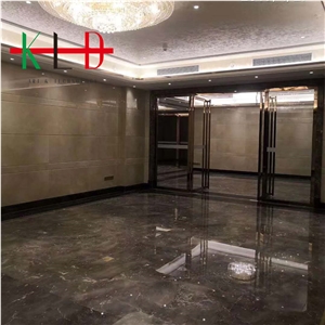 Polished Cary Ice Grey Marble Slabs Flooring Tiles