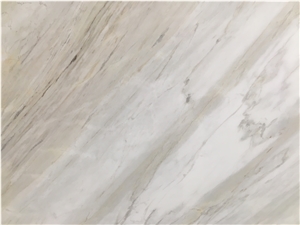Polished China Earl White Marble Flooring Tile