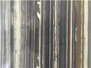 Polished China Purple Wood Grain Marble Slab