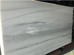Polished Chinese White Snowflake Vein Marble Slabs