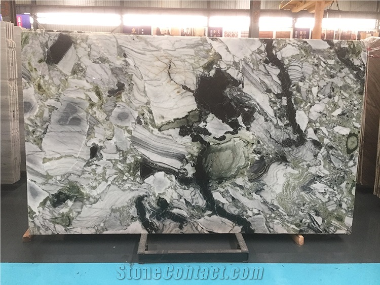 Polished Colorful Jade Marble for Countertop