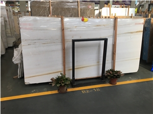 Polished Earl Golden Verins Marble Flooring Tile