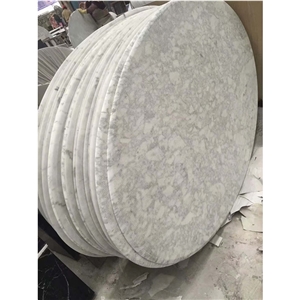 Polished Eight Seaters Marble Dining Table
