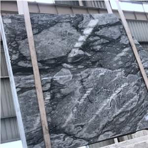 Polished Italian Ash Grey Marble Slabs