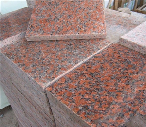 Polished Maple Leaf Red G652 Granite Tiles