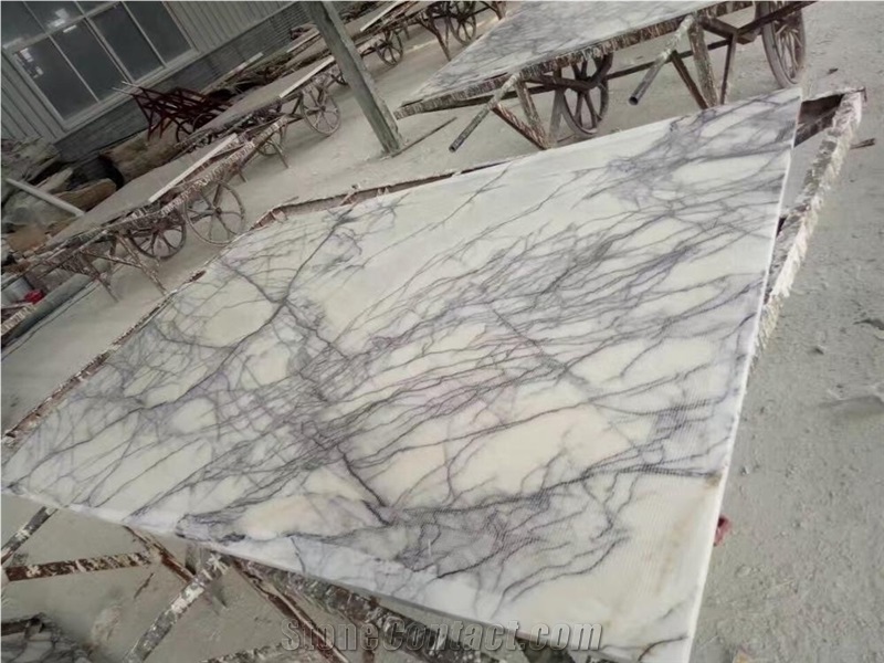 Polished Milas New York Lilac Marble Tiles