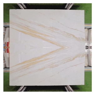 Polished Myanmar White Marble for Wall