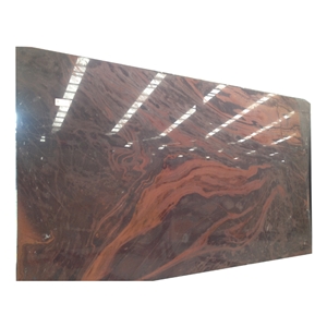 Polished Natural Iron Red Color Granite Tiles